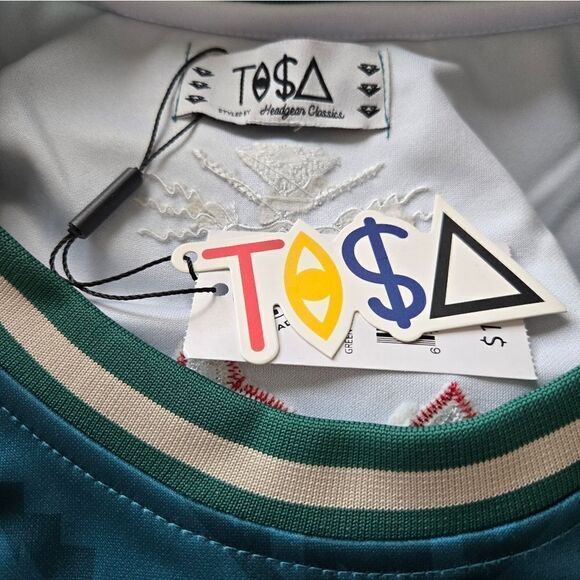 Headgear Classics TISA Tribal Basketball Jersey In Green Size 2XL NWT MSRP $110 - Picture 3 of 3
